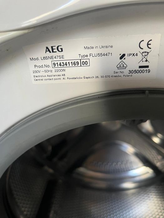 Mașina spajat rufe AEG  7kg 1400 rpm