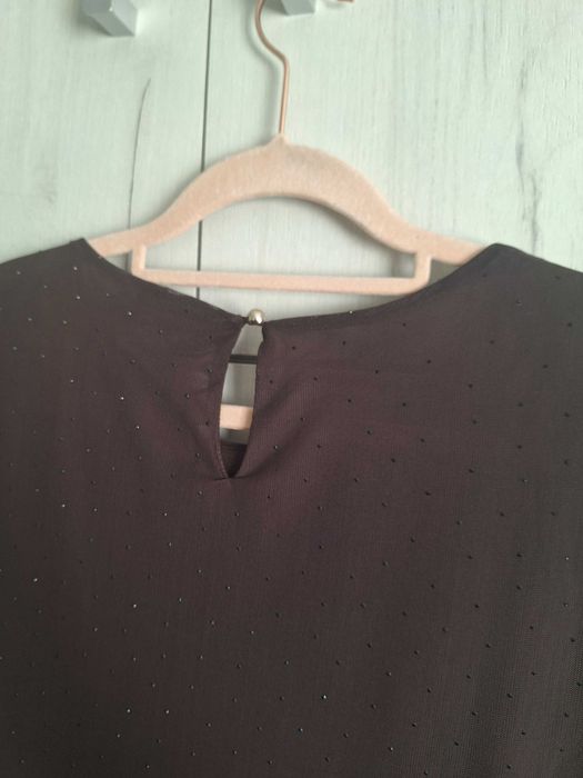 ZARA Рокля тюл с камъчета