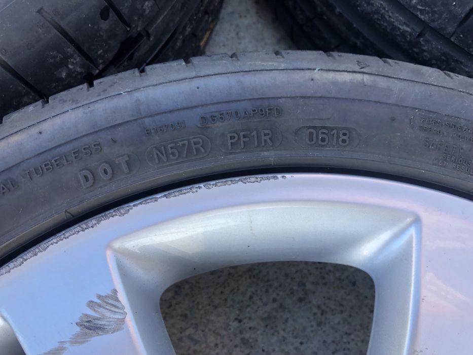 Джанти с гуми за мерцедес 5.112