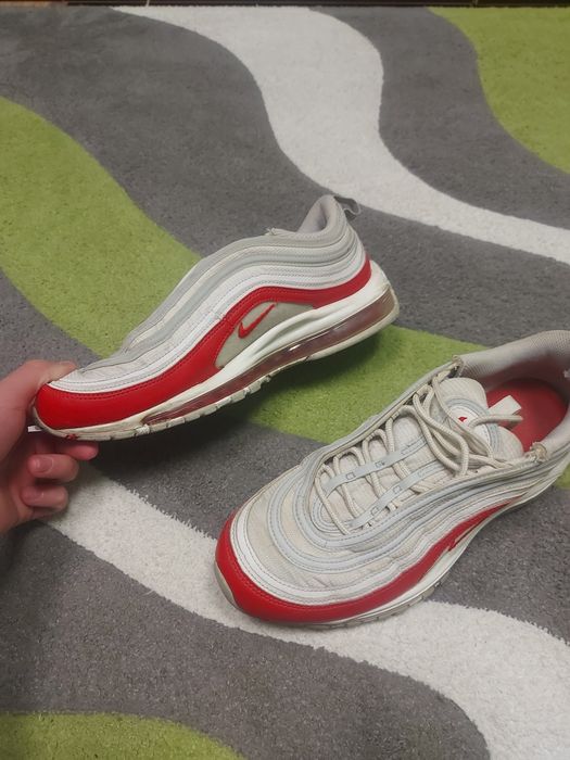 Nike air max 97 red and white