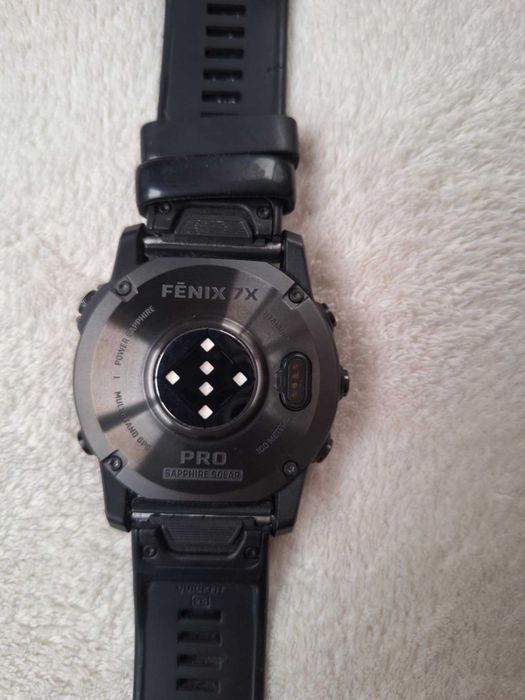смарт часовник Garmin Fenix 7x Pro Sapphire Carbon  Titanium Solar