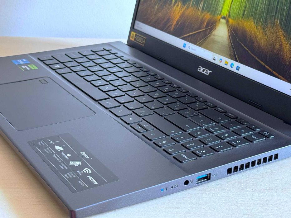 Бартер! Като НОВ! Гаранция! Acer Aspire 7 / 8 Ядрен Core i5-12450H / 16GB / RTX 3050 1.5TB SSD