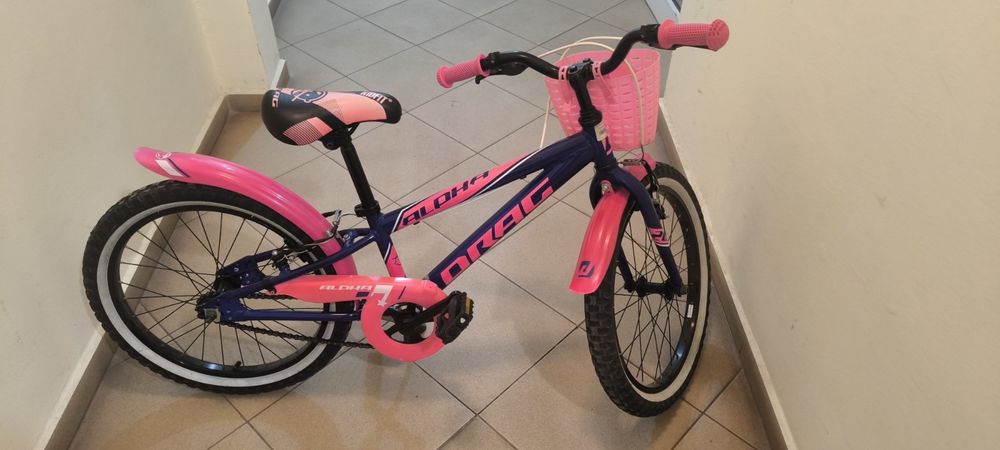 Велосипед 20 Drag Alpha детски розов за момиче