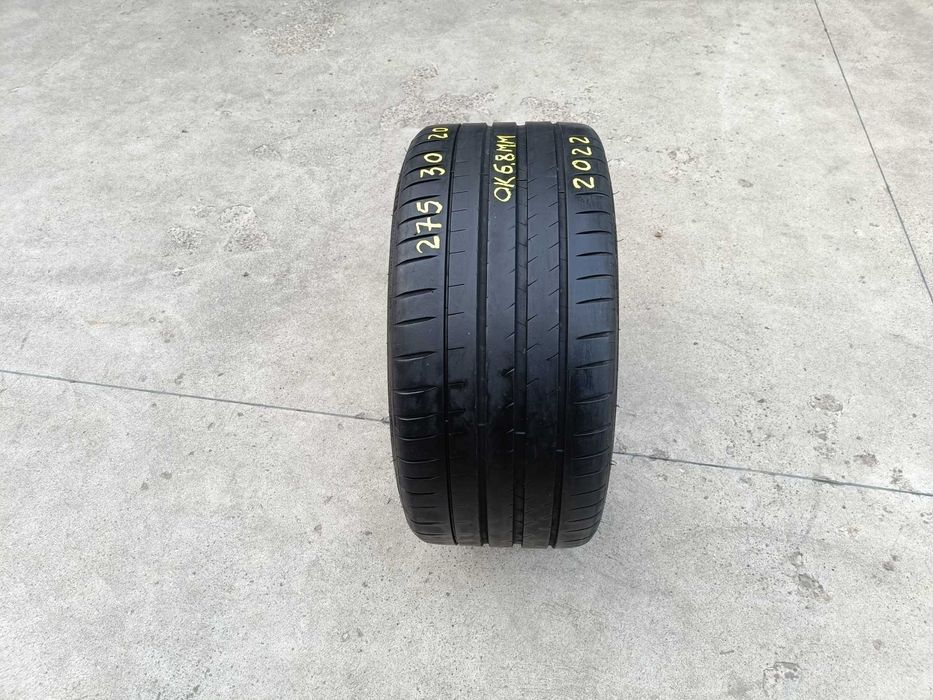 O anvelopa de vara 275 30 20 michelin pilot sport 4S profil 6,8 mm