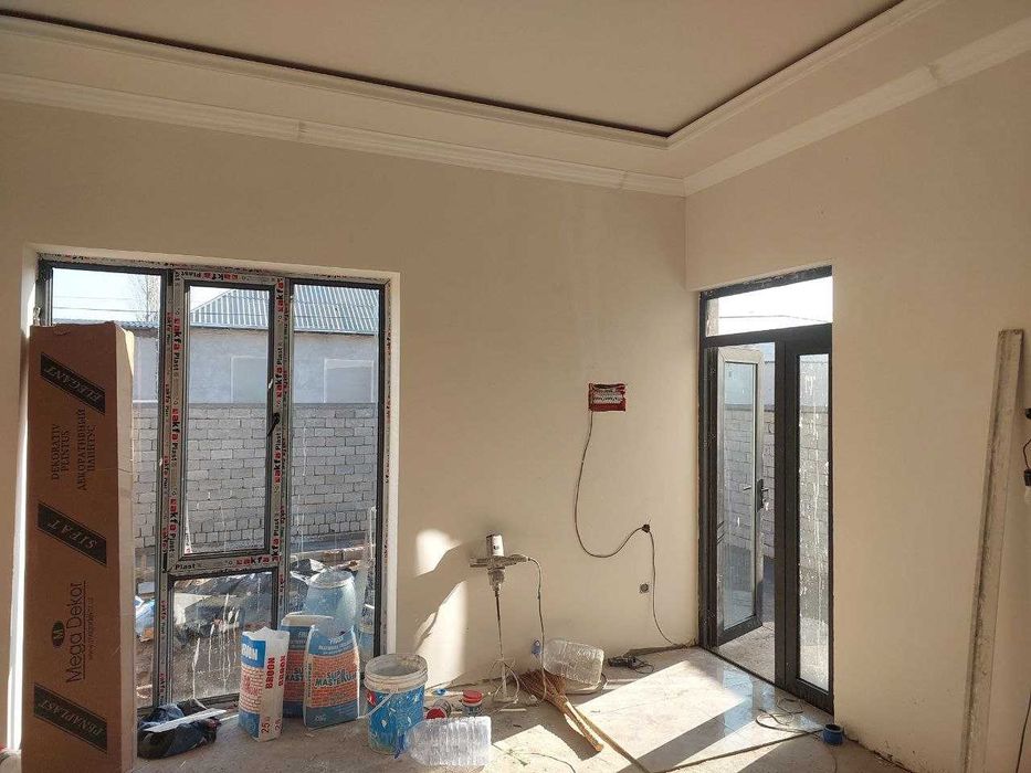 Oqqorgon tumanda uy sotiladi 2 sotk yangi qurilgan