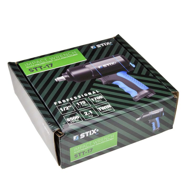 Пневматичен ударен гайковерт 1/2″, 1700 Nm, STIX TOOL