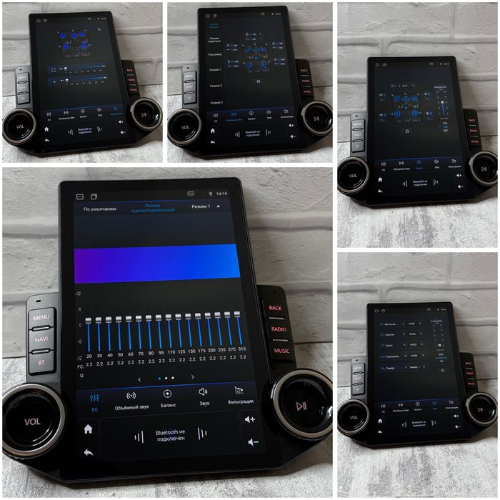 Магнитола Tesla 2K экран 8 Ядер сим карта 4/64Г CarPlay для любое авто