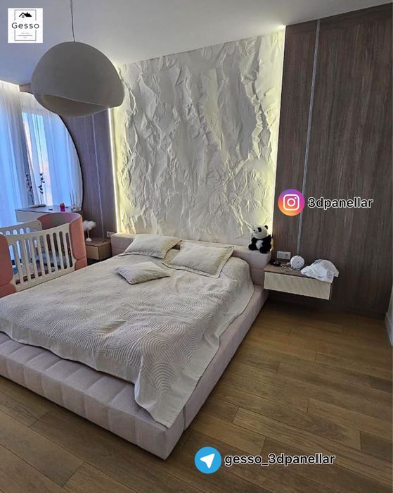 Гыпсовый 3д панель скала | 3д панели | 3d panel | панно | decor | gips