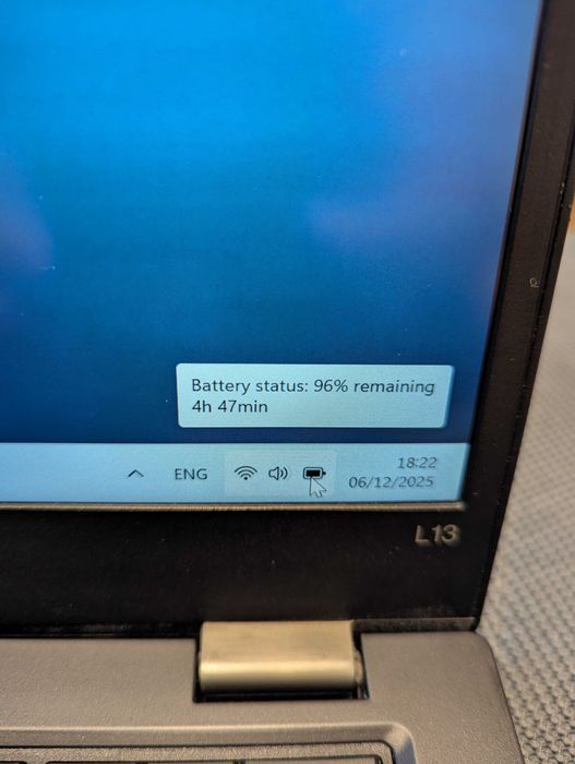 Thinkpad L13, AMD 5850U, 16GB ram, 512 SSD