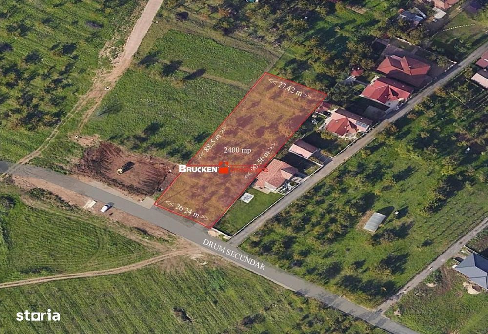 Teren pe deal | 2400 mp
