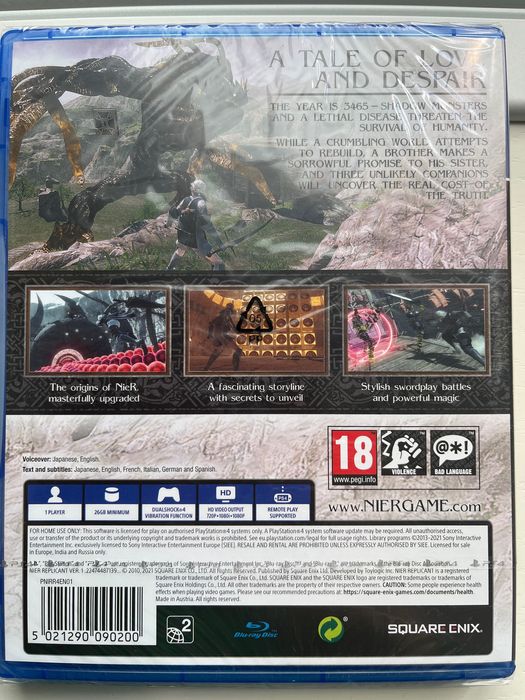 Игра за PS4 Nier Replicant