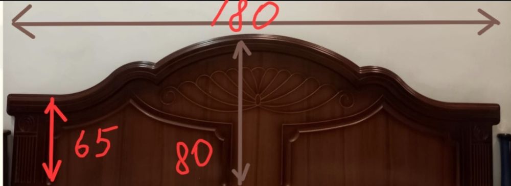 Спинка для кровати из дерева