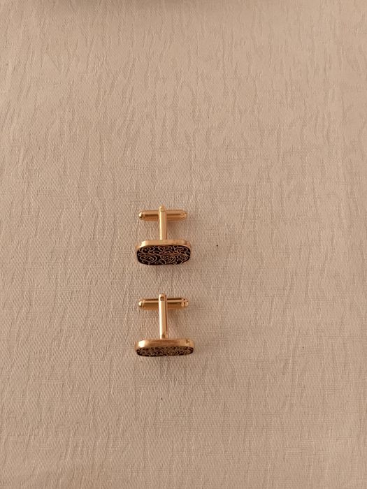 Запонки зажимы мужской янги