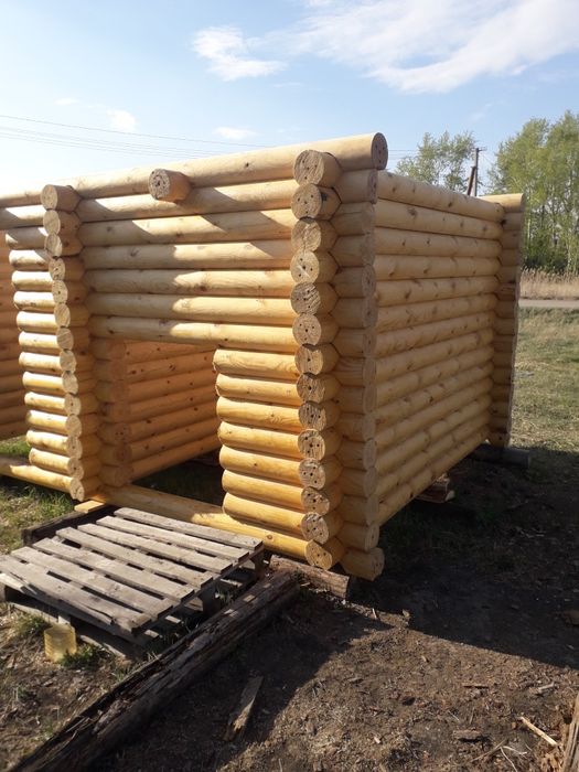 Баня оцилиндрованная