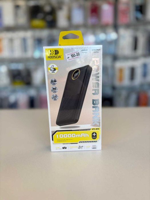Baterie externa 10.000,mAh 22.5W, PD,USB TIP C, AFISAJ