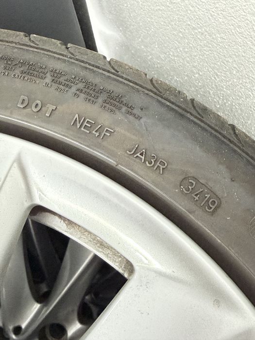 Roti aliaj originale Bmw X3 cu cauciucuri de vara 225/45/18