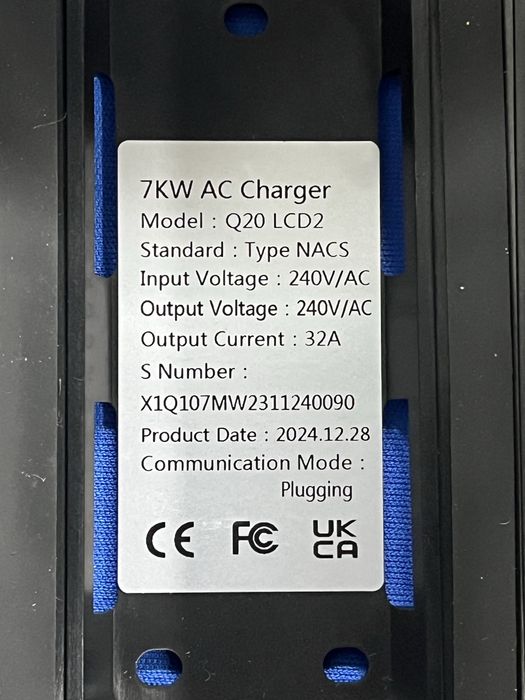 Зарядное устройство для Американки тесла Tesla Nacs 7 kw