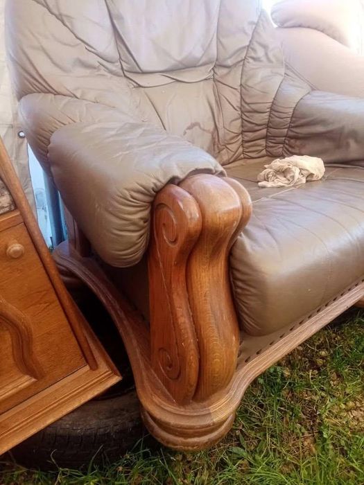 Фотьойл от естествена кожа