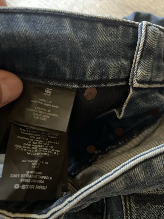 G Star RAW : Straight Tapered - Нови размер 32-33 / Оригинал