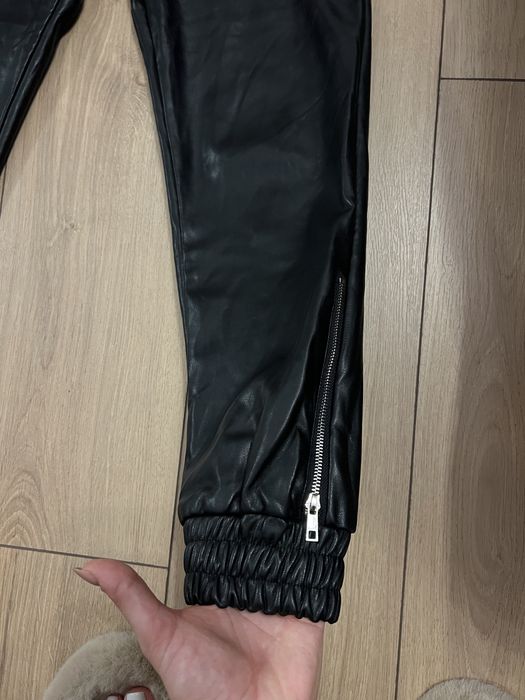 Pantaloni piele eco S