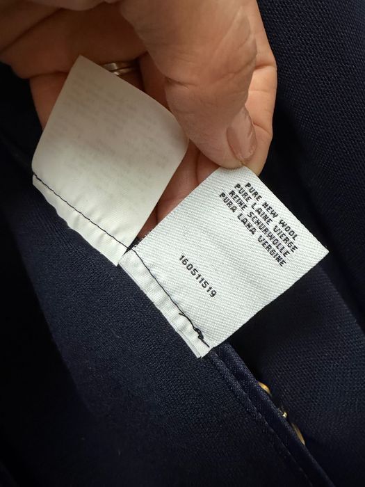 Sacou bleumarin Luisa Spagnoli, 100% lână, mărimea M, nou