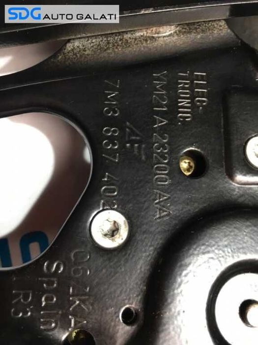 Macara Electrica Dreapta Fata Seat Alhambra 1996 - 2010 Cod 7M3 837 402 7M3837402 YM21-A23200-AA