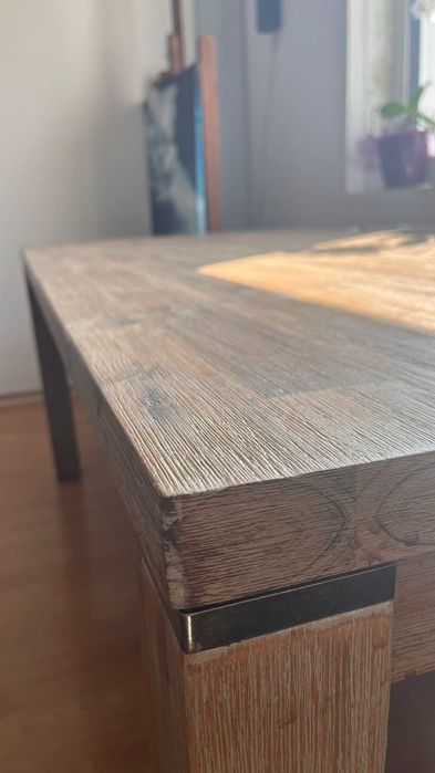 Masa dining din lemn masiv 180cm x 90cm