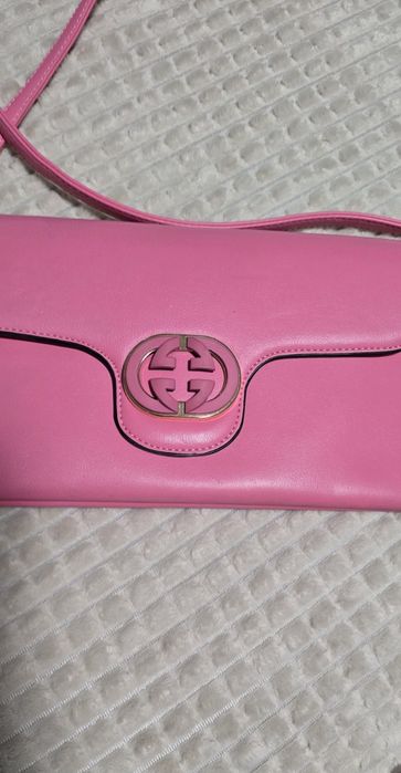 Нова.  Дамска оригинална  чанта  Gucci Petite GG / Interlocking G).