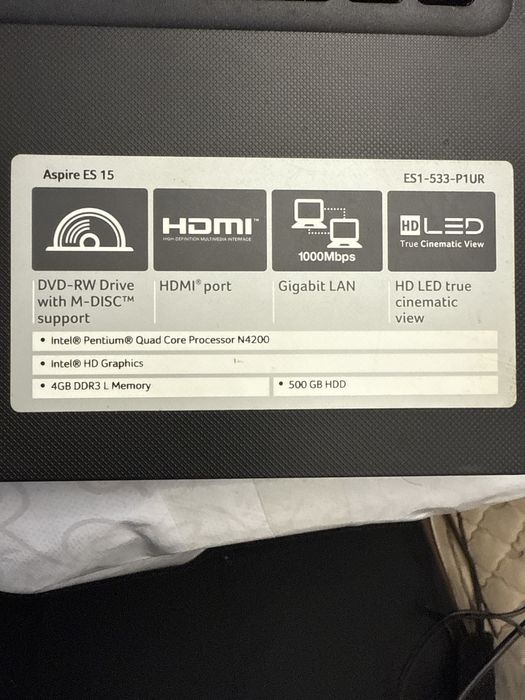 Продается ноутбук Acer