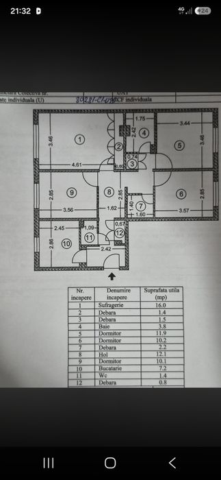 Apartament 4 camere