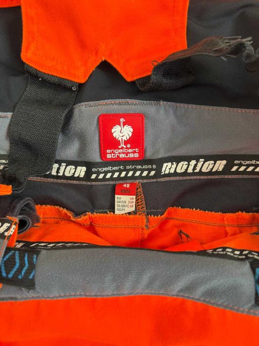 Engelbert Strauss 48 M barbati Motion pantaloni bretele reflectorizant