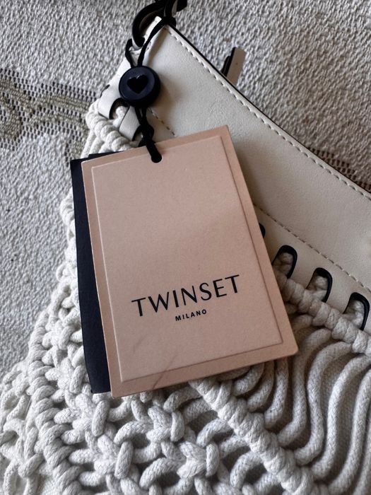 Twinset Milano въжена чанта нова с етикет