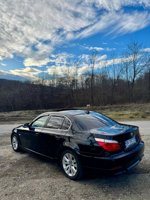 BMW Euro 5 520d E60 2009 177CP/DPF ON/Trapa/Piele Cognac/Joystick