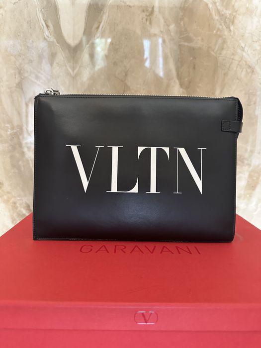 VLTN Calfskin Pouch