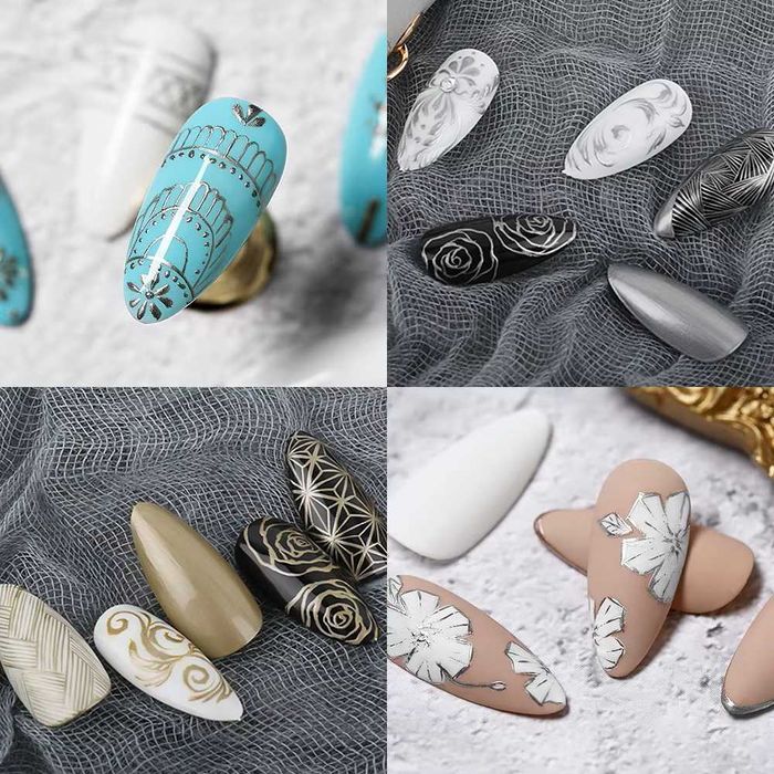 VENALISA UV LED огледален гел в злато и сребро