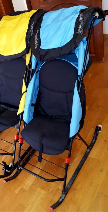 Детские санки-коляски складные