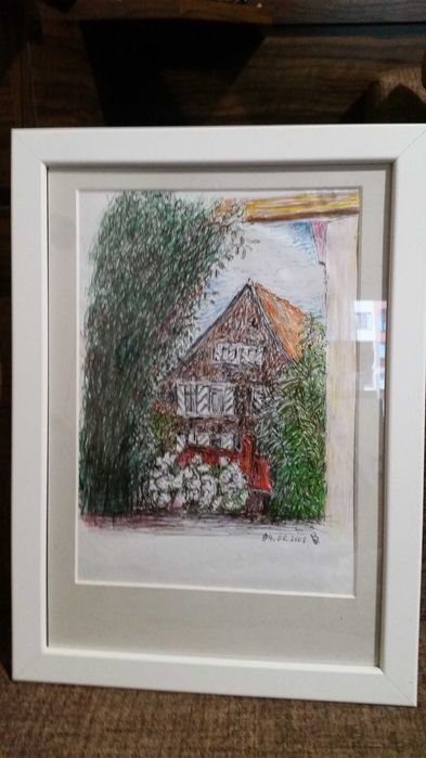 Чудесна цветна графика от 2002 година. Има и нещо, като подпис.