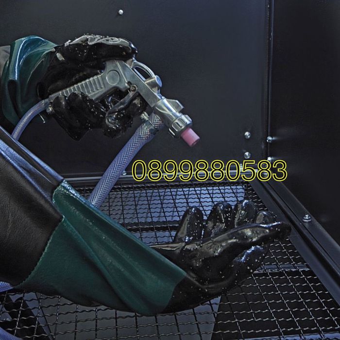 Пясъкоструйка 220л тип кабина Hawek