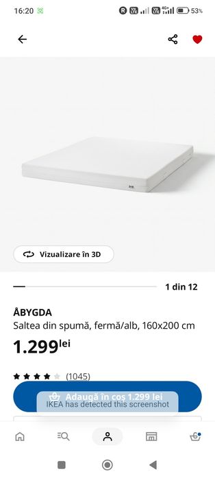 Pat 16x200 si dulap 100x60x229 IKEA
