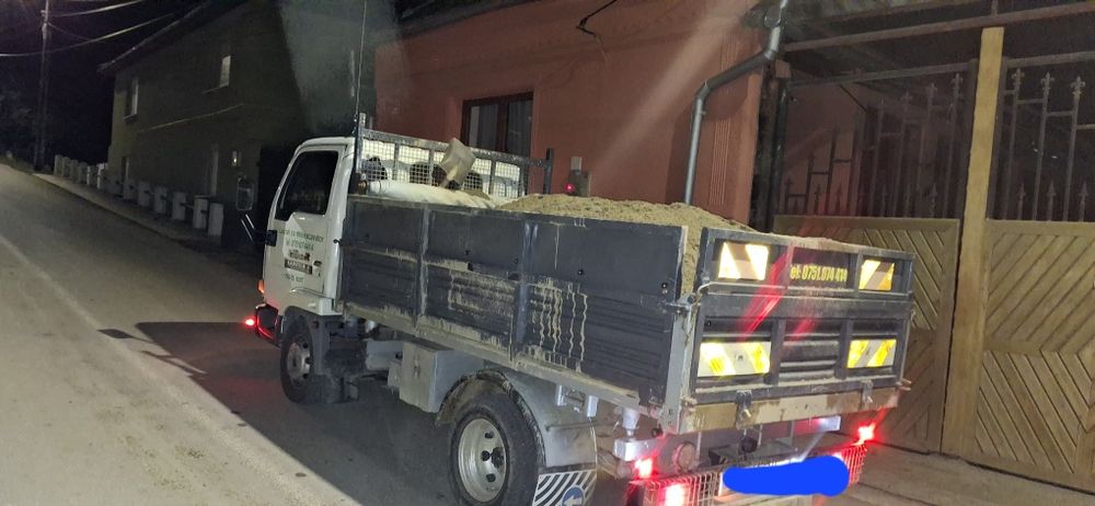 Nisip, sorturii transport basculabil