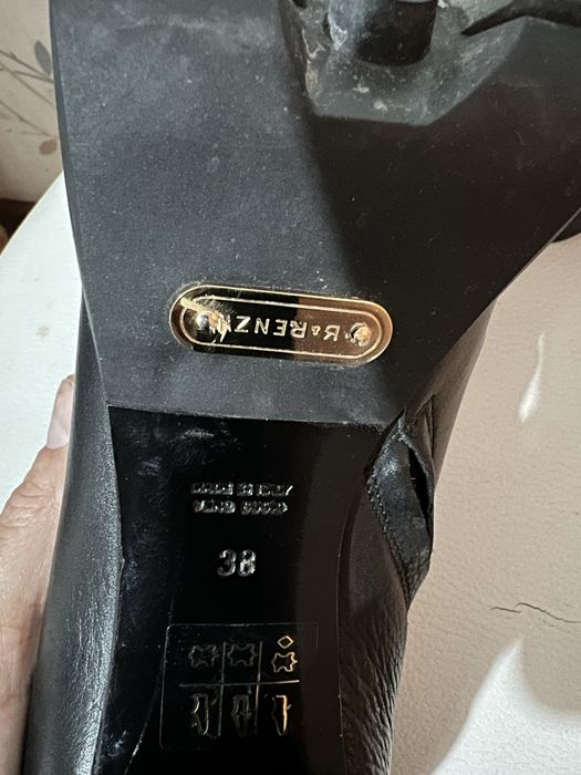 Ботильоны кожаные Италия