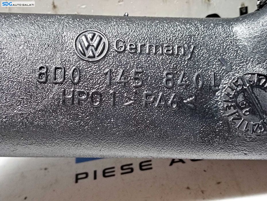 Tub Tubulatura Conducta Admisie Presiune Aer Intercooler cu Senzor Presiune Volkswagen Passat B5 B5.5 1.9 TDI 1997 - 2005 Cod 8D0145840L 0281002177 [M5386]