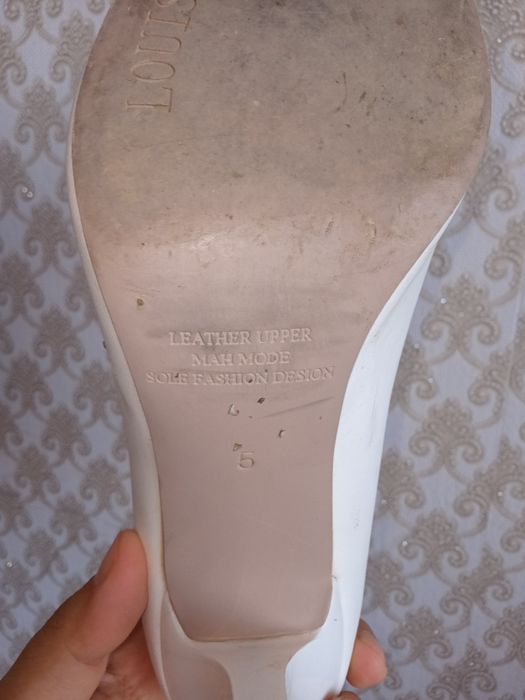 Туфли кожаные свадебные