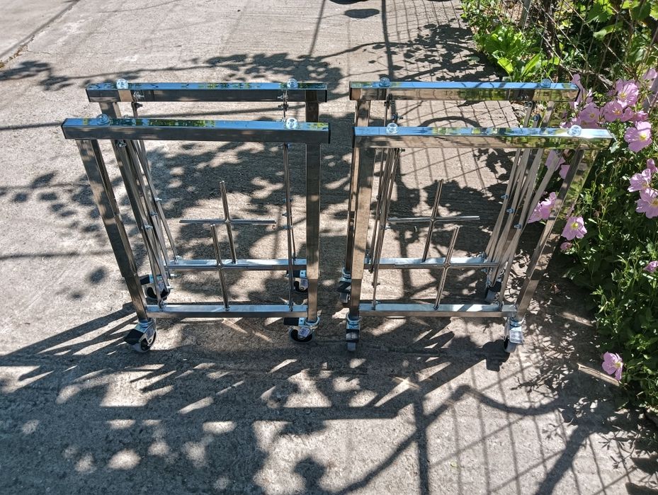 Catafalc inox.(Suport sicriu) Marcă înregistrată