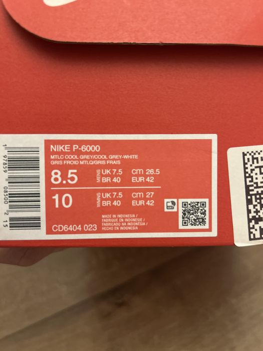 Nike p-6000 кроссовки оригинал