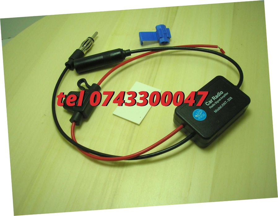 Amplificator Pentru Semnal Antena Radio Auto Fm 12v