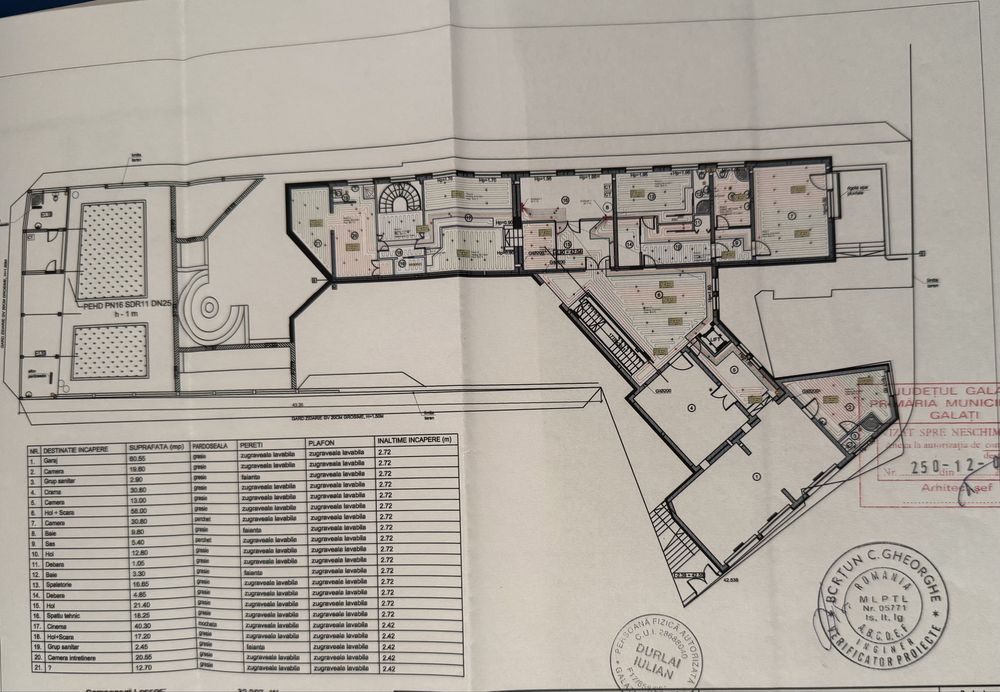 De inchiriat/De vanzare Cladire in zona centrala in Galati