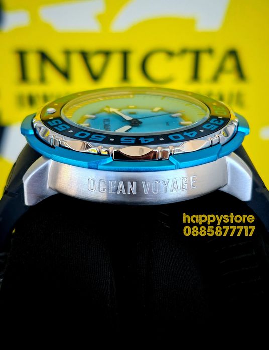 INVICTA Chrononaut Blue 52 mm, Инвикта нов ръчен часовник