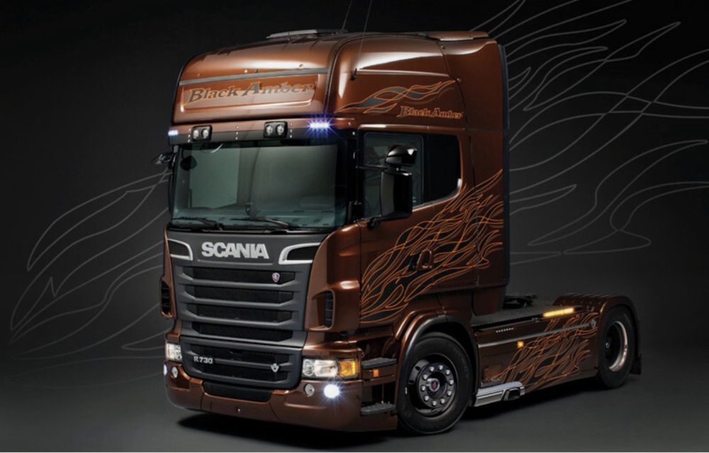 Нов SCANIA R730 “Black Amber” Камион 1:24