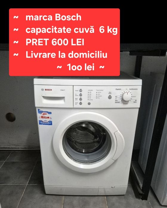 Masini de spalat rufe automate import Germania.  Wa 60665 A++ / A+++